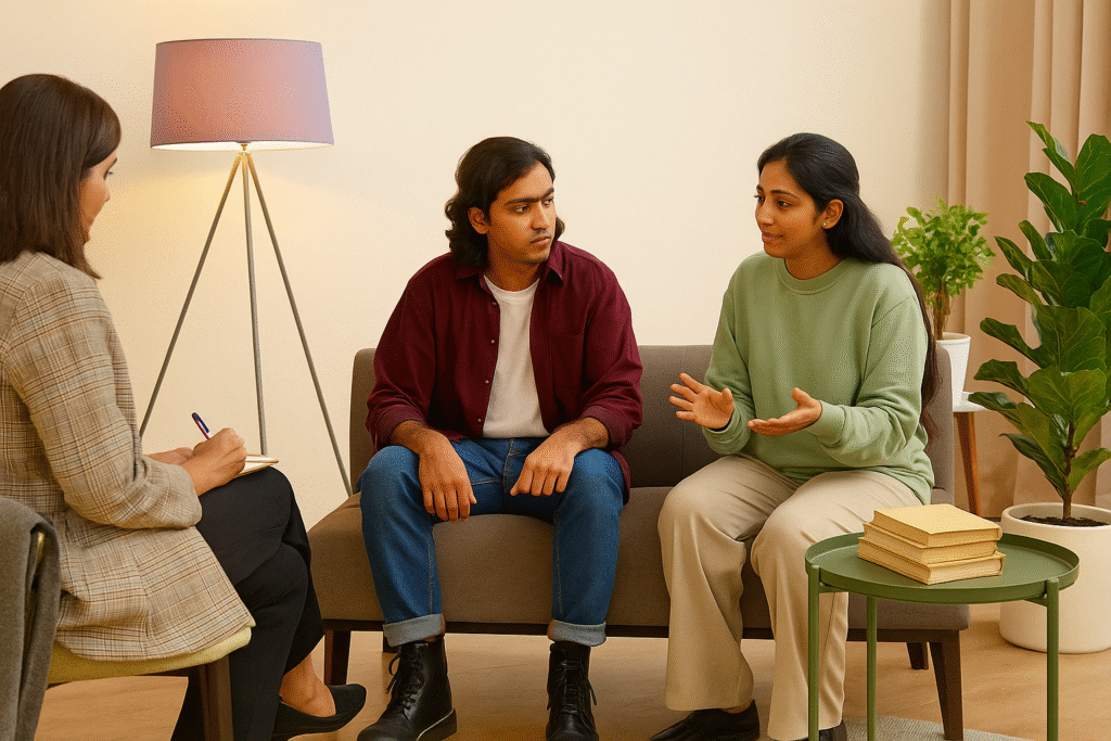 patient consulting and booking doctor visit at home