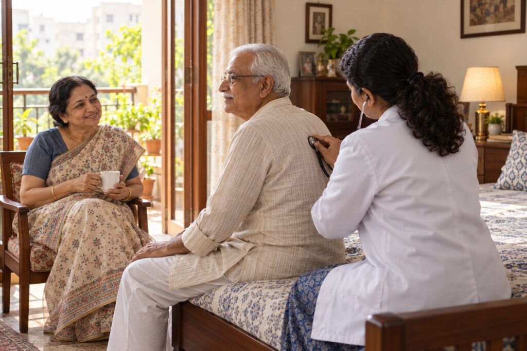 Doctor Home Visits for Senior Citizens in Pune: What’s Checked, How Often and What It Costs